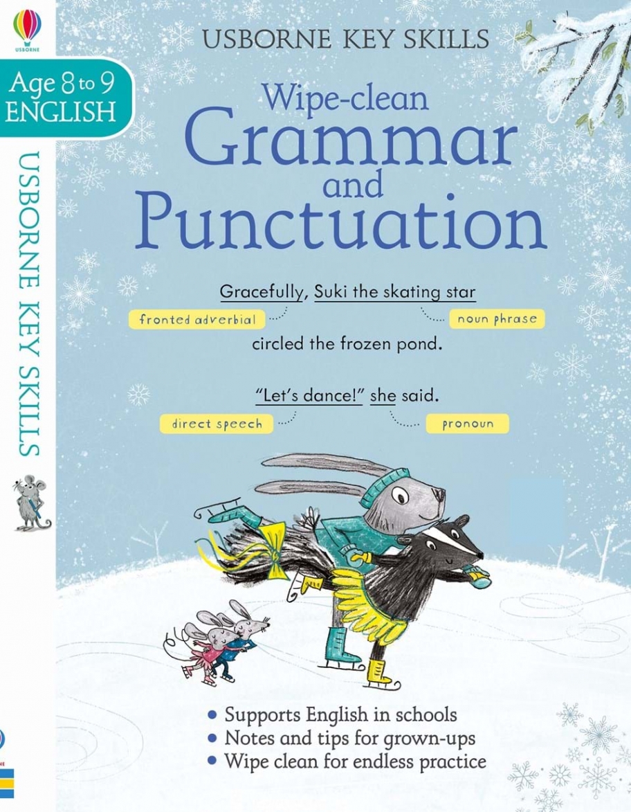 Jane Bingham Usborne Key Skills Wipe-Clean Grammar and Punctuation 8-9 