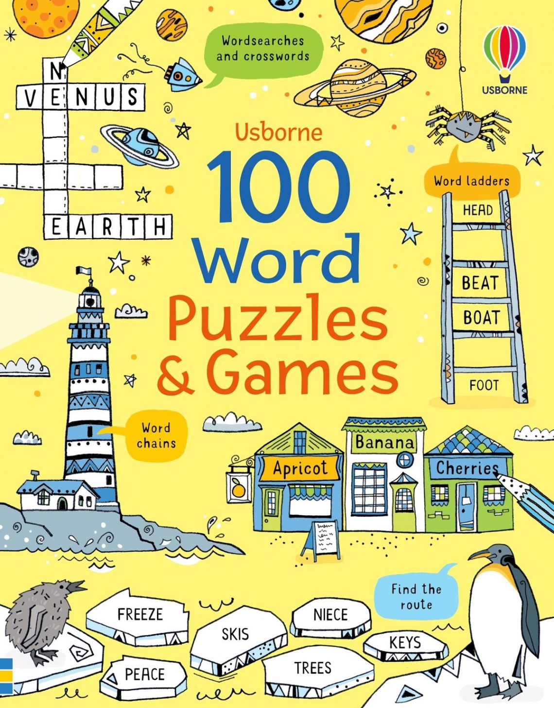 Usborne 100 Word Puzzles and Games 