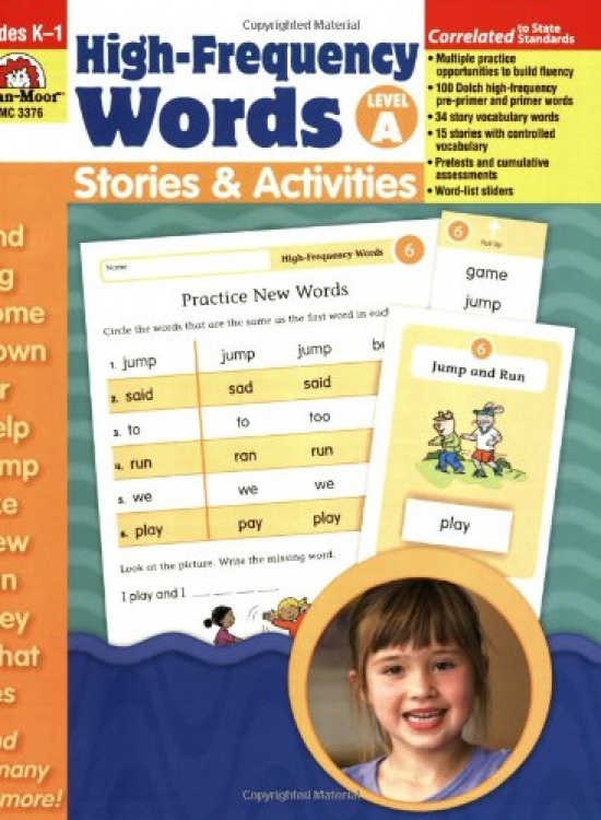 High-Frequency Words: Stories and Activities, Grades K-1 (Level A)  TRB 