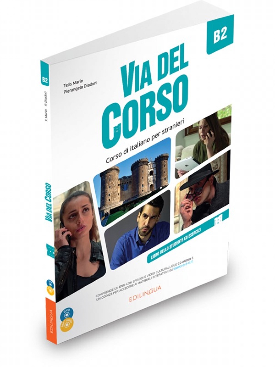 Marin, T. et al. Via del Corso B2 Libro + 2CD+DVD 