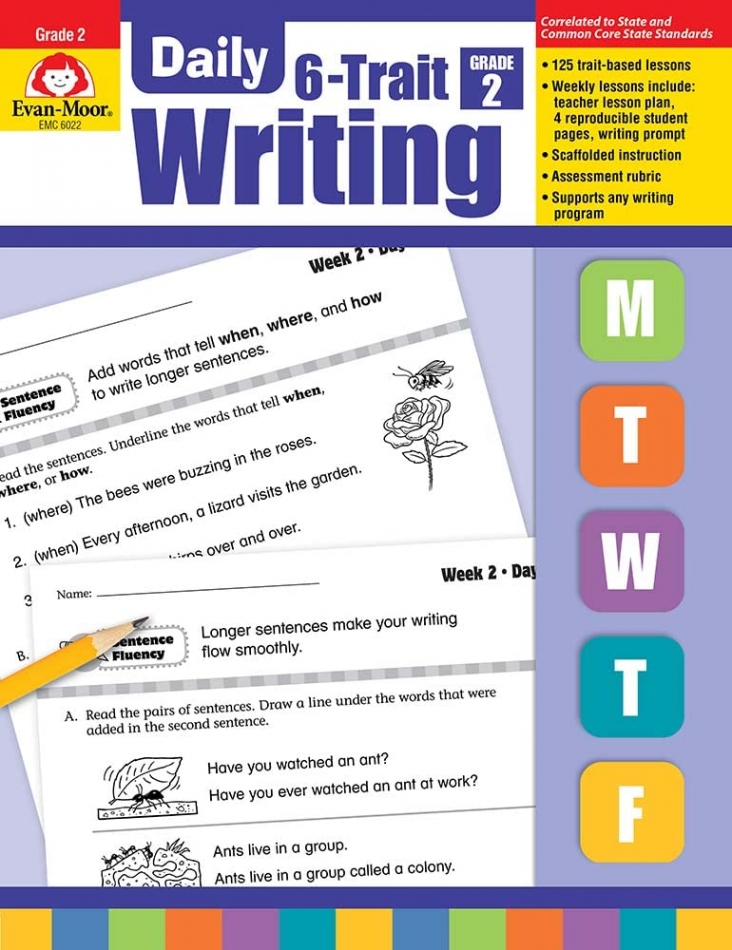 Daily 6-Trait Writing, Grade 2  Teacher's Book 