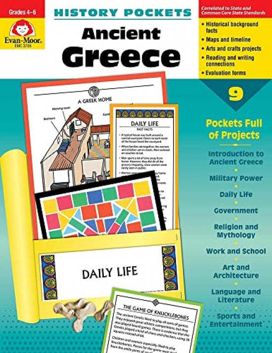 History Pockets: Ancient Greece, Grades 4-6+ - Teacher Reproducibles 