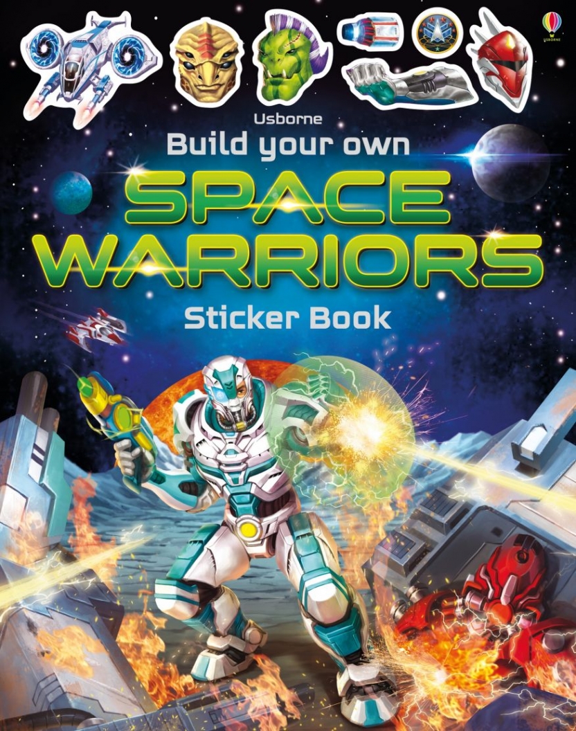 Simon Tudhope Build Your Own Space Warriors Sticker Book 
