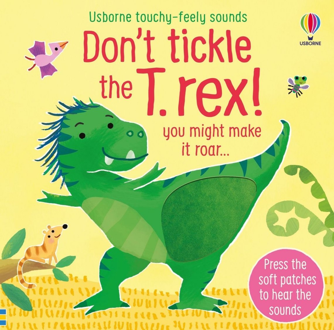 Sam Taplin Usborne touchy-feely sound books Don't tickle the T. rex 