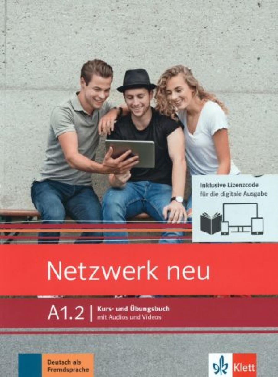 Dengler Stefanie Netzwerk neu. A1.2. Kurs- und Ubungsbuch mit Audios und Videos inklusive Lizenzcode BlinkLearning 