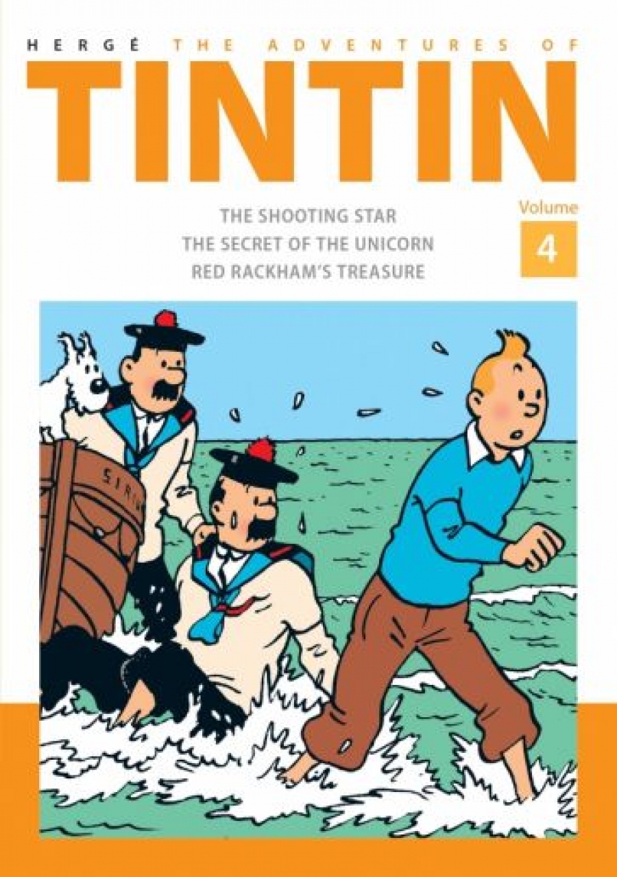 Herge The Adventures of Tintin. Vol 4.The Shooting Star. The Secret of the Unicorn. Red Rackham's Treasure 