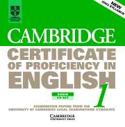 Audio CD. Cambridge Certificate of Proficiency in English 1 