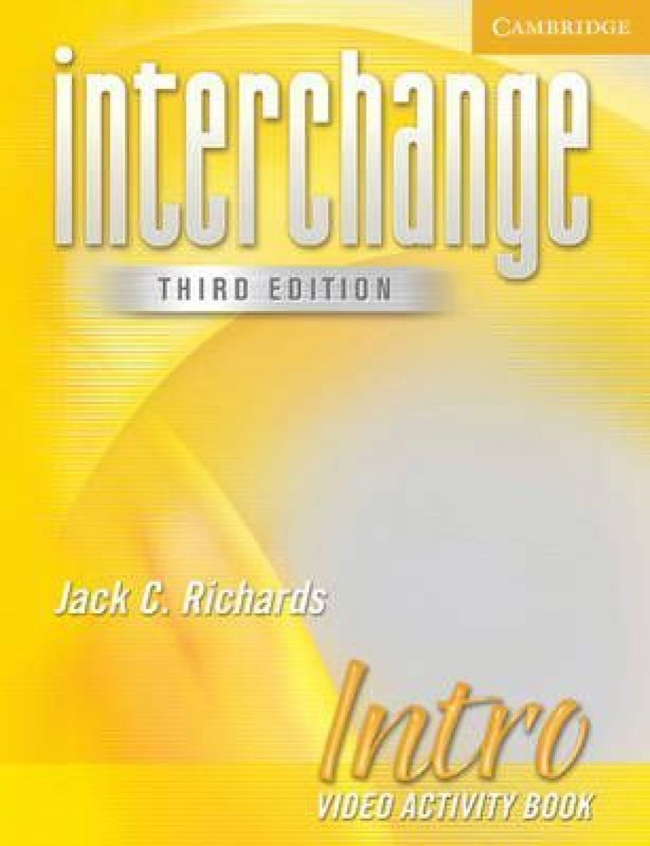 Jack C. Richards Interchange Third Edition Intro Video Activity Book 