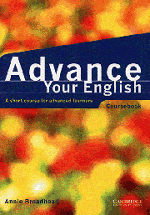 Broadhead Advance Your English Coursebook 