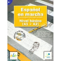Francisca Castro, Pilar Diaz, Ignacio Rodero, Carmen Sardinero Espanol en Marcha Nivel Basico (A1+A2) Libro del alumno + 2 CD 