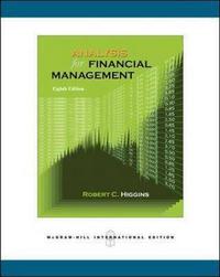 Higgins, Robert C. Analysis for Financial Management (With S&P Subscription Card) 
