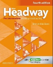 Liz and John Soars New Headway Pre-Intermediate Fourth Edition Workbook and iChecker without Key 