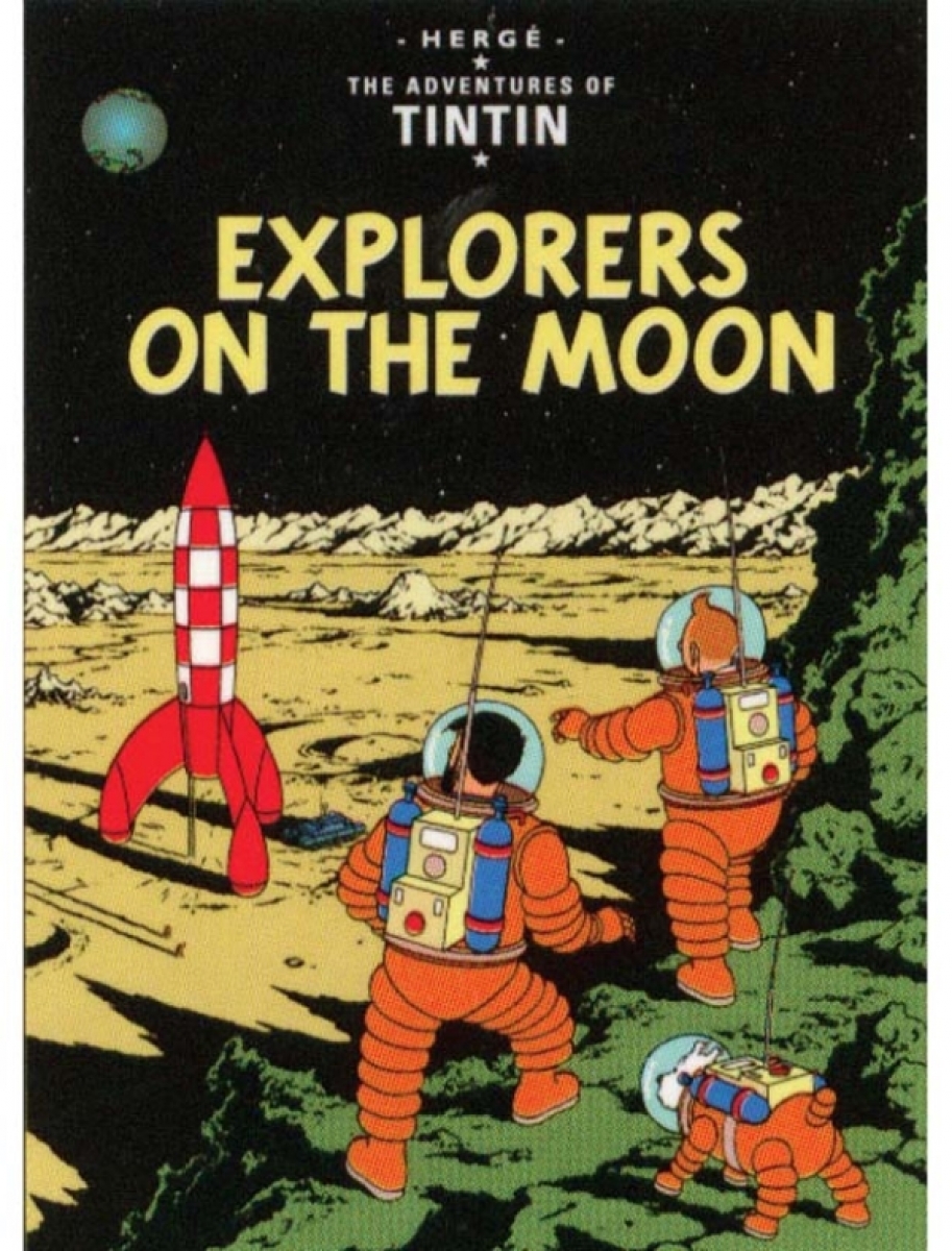 Herge Adventures of Tintin: Explorers on the Moon 