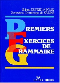 Tour Sabine Dupre La Premiers Exercices De Grammaire. Cahier D'Exercices 