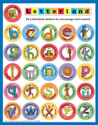 Wendon, Lyn Letterland Merit Stickers 