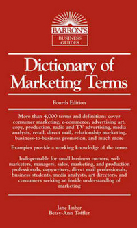 Jane I. Dictionary of Marketing Terms  5 Edition 