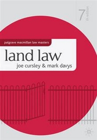 Mark, Cursley, Joe; Davys Land Law 7ed 