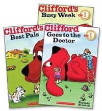 Norman, Bridwell Clifford Reader level 1, 4-book pack 