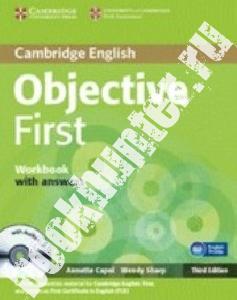 Annette Capel, Wendy Sharp Objective First 3rd Edition Workbook with Answers with Audio CD 
