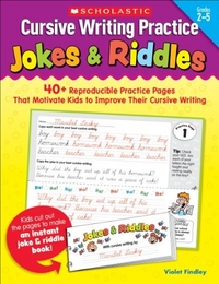Findley, Violet Cursive Writing Practice: Jokes & Riddles 
