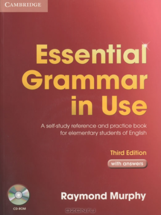 Raymond Murphy and Helen Naylor Essential Grammar in Use 3rd Edition Book with answers and CD-ROM 