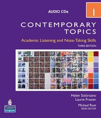 L., Solorzano, H.; Frazier Contemporary Topics 1: Academic Listening and Note-taking Skills. Intermediate. Audio CD 