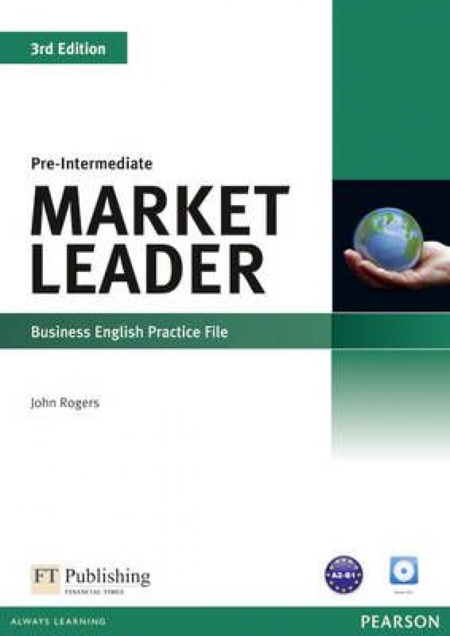 David Cotton, David Falvey and Simon Kent Market Leader 3rd Edition Pre-Intermediate Practice File and Practice File CD Pack 