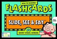 Nora, Gaydos Slide, See & Say Flashcards: 50 Short Vowel Words (25 cards) 