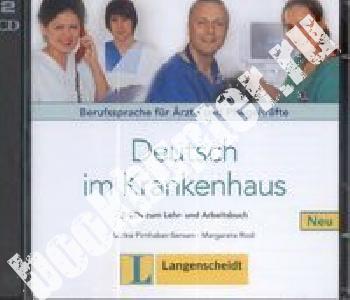 Firnhaber-Sensen; Schmidt Deutsch im Krankenhaus NEU 2 CDs  A2-B2 