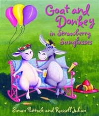 Puttock Simon Goat and Donkey in Strawberry Sunglasses 