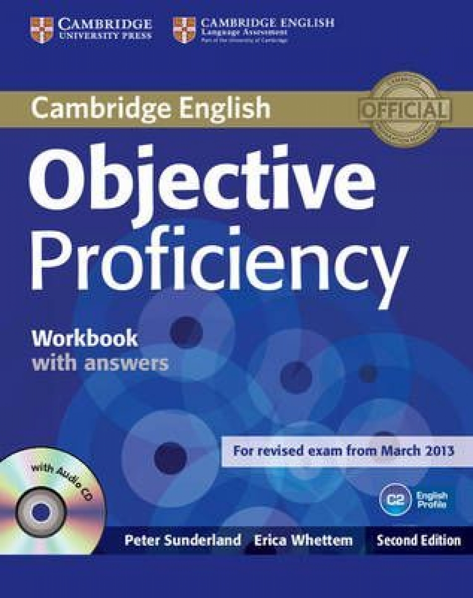 Annette Capel, Wendy Sharp Objective Proficiency (Second Edition) Workbook with Answers with Audio CD 