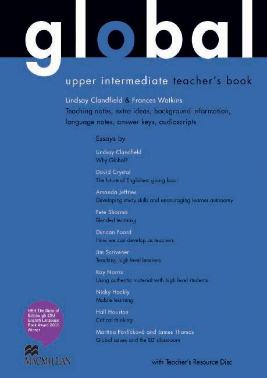 Lindsay Clandfield Global Upper-Intermediate Teacher's Book + Resource CD Pack 