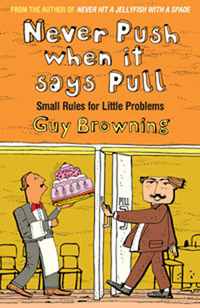 Guy, Browning Never push when it says pull 