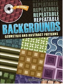 Weller Alan Repeatable Backgrounds: Geometric and Abstract Patterns CD-ROM and Book 