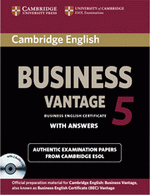 ESOL Cambridge English. Business 5 Vantage. Student's Book with Answers + 2 CD 