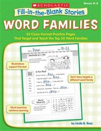 Linda B Ross Fill-In-The-Blank Stories: Word Families 