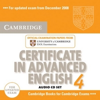 Cambridge ESOL Cambridge Certificate in Advanced English 4 for updated exam Audio CDs (2) 