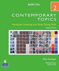 Ellen, Kisslinger Contemporary Topics, 3rd Edition, Level 2. Audio CD 