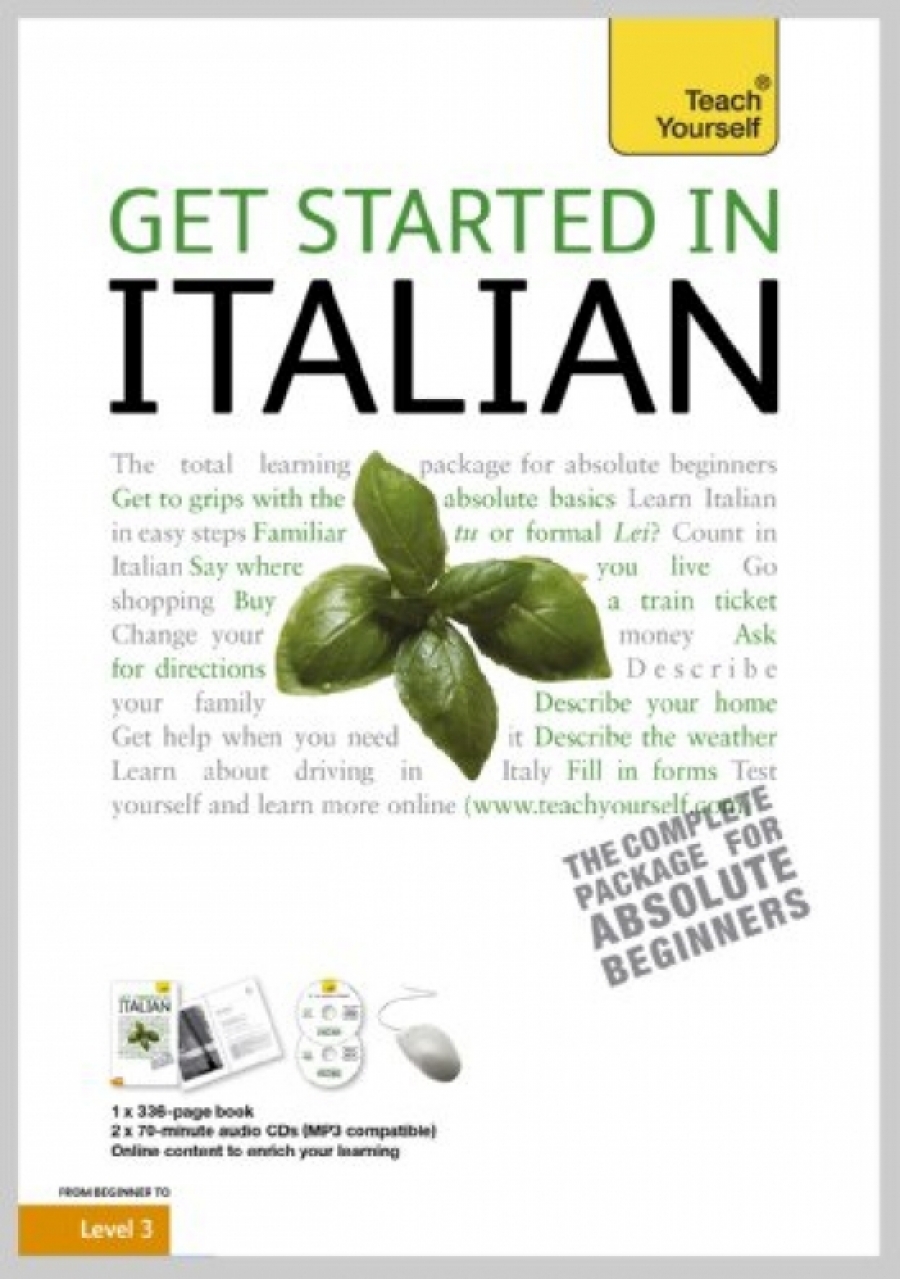 Bowles, Vittoria Get Started In Italian Book /CD Pk 
