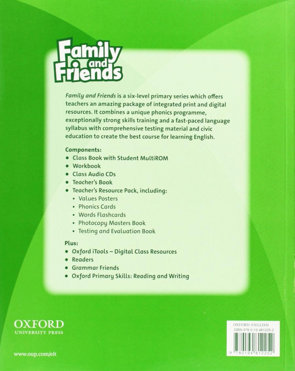 Naomi Simmons and Tamzin Thompson Family and Friends 3 Workbook 