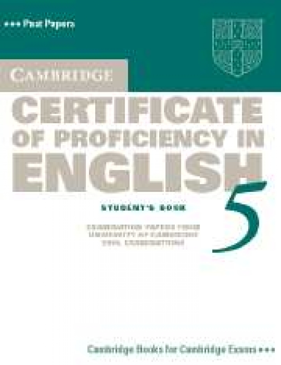 Cambridge Certificate of Proficiency in English 5 Student's Book 