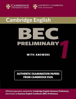 Cambridge BEC (business english course) Preliminary 1 Student's Book with answers 