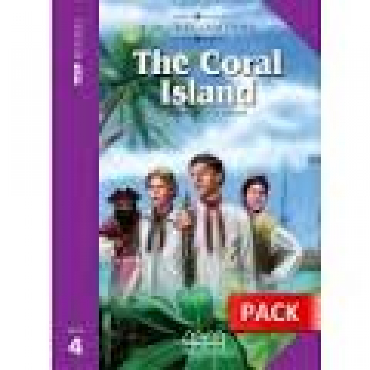 Top Readers Level 4 The Coral Island SBk+CD(Inc.Glossary) 