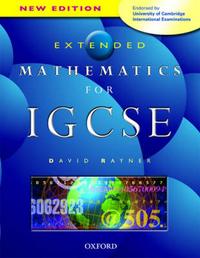 David, Rayner Mathematics for Igcse: Extended Mathematics for Igcse New Ed 