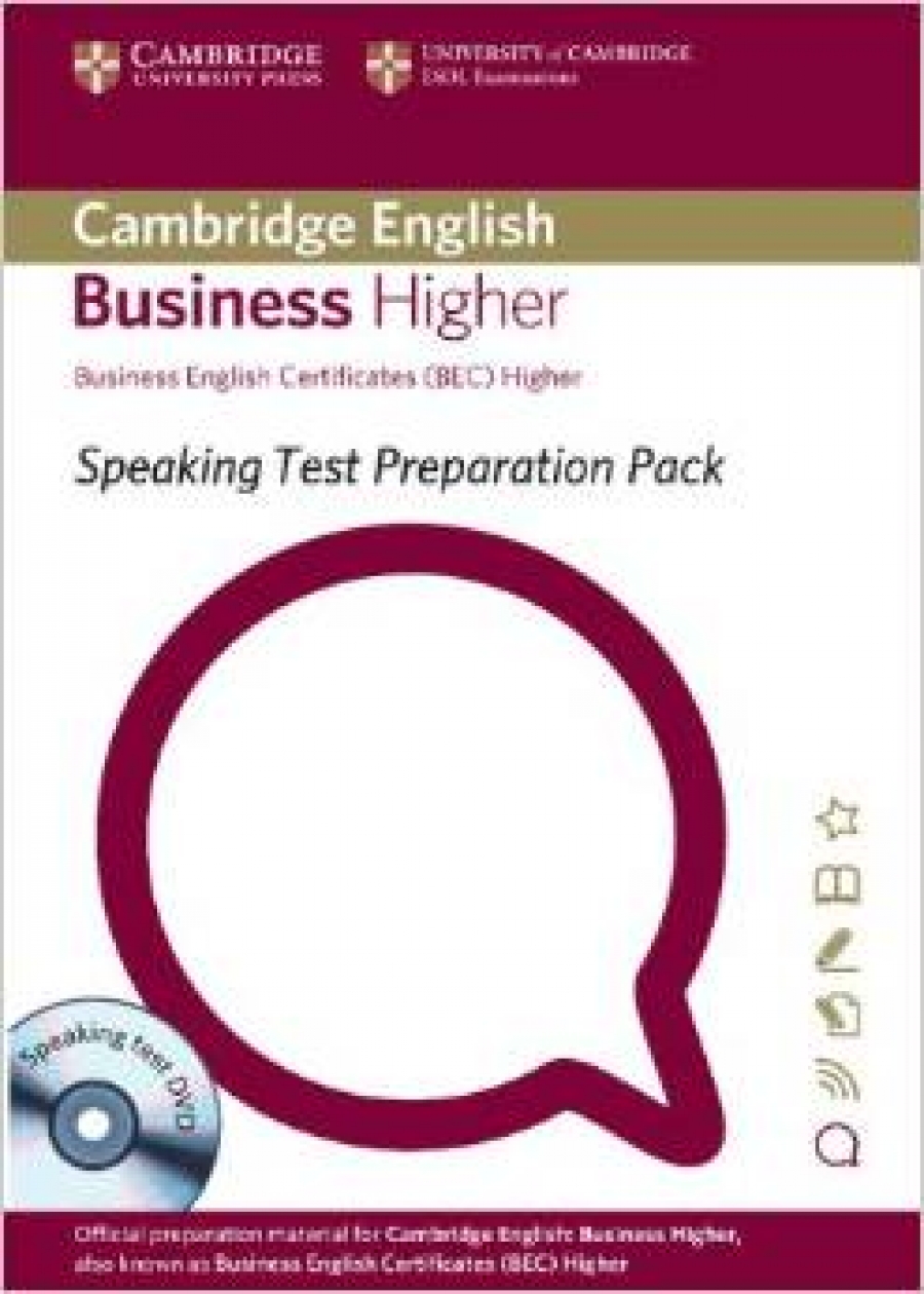 Cambridge ESOL BEC Speaking Test Preparation Higher (Book +CDs) Pack 