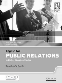 McLisky Marie English for Public Relations in Higher Education Studies: Teacher's Book 