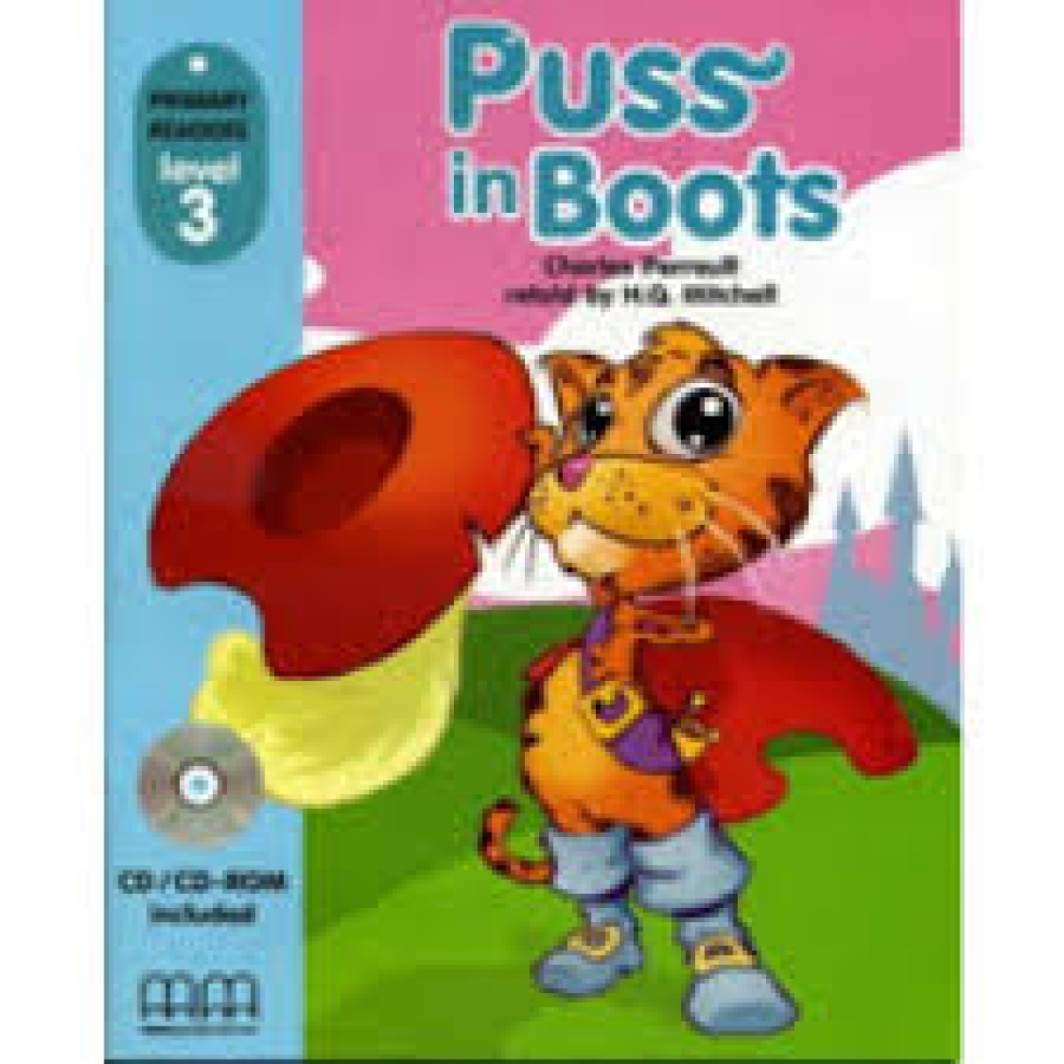 Primary Reader Level 3 Puss in Boots, Book With Audio CD 