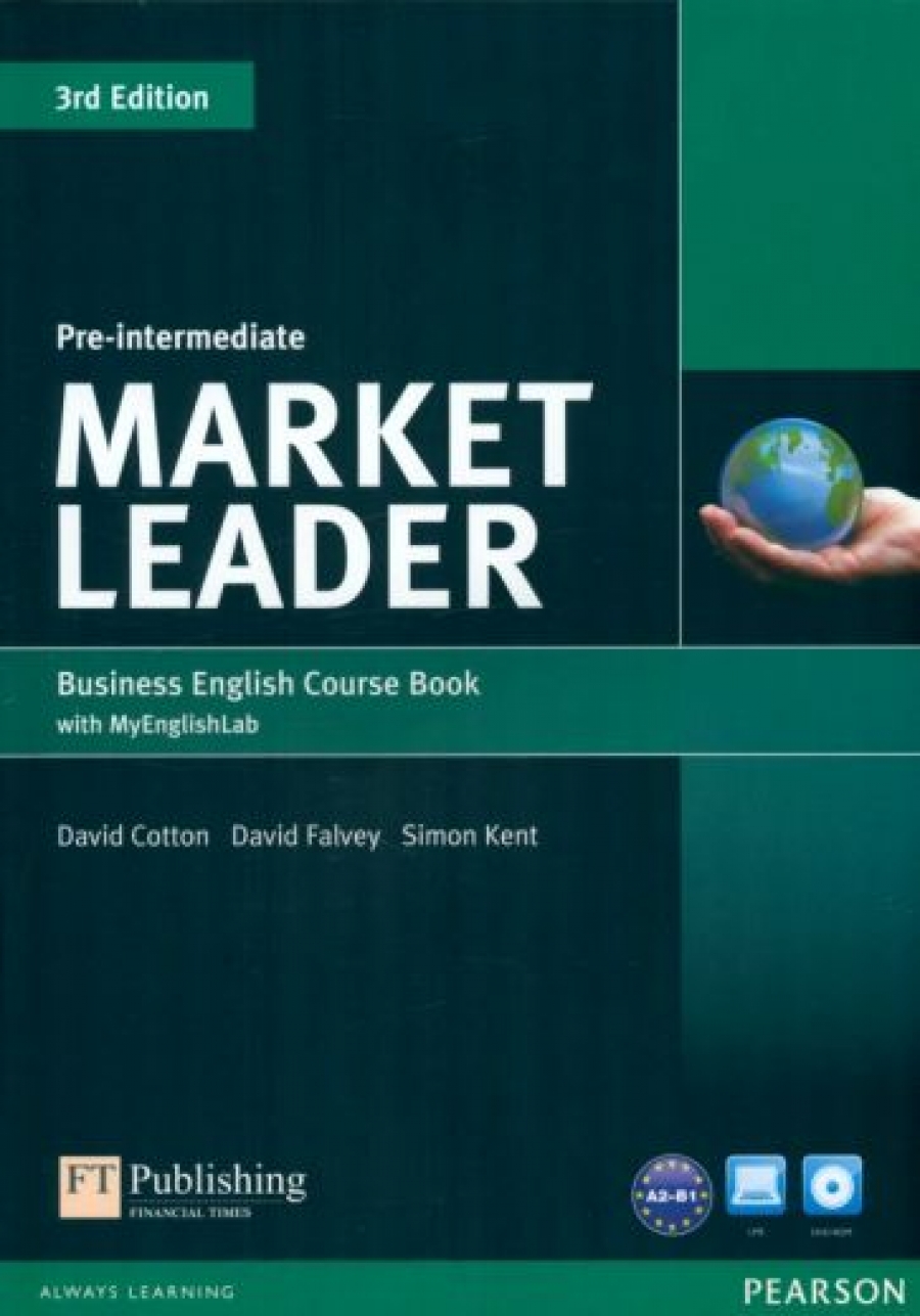 Cotton D. Market Leader 3rd Edition Pre-intermediate Coursebook with MyEnglishLab Student Online Access Code Pack 