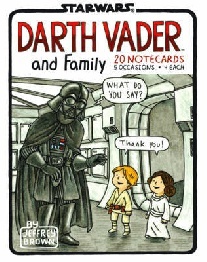 Brown Jeffrey Darth Vader and Family Notecards 