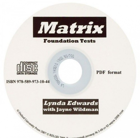 Jayne W., Linda E. Matrix Foundation Test CD (PDF format) 